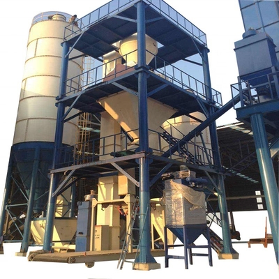 Hot Tower Design Dry Powder Mortar Gypsum Mortar Production Wall Putty Mixing Equipment