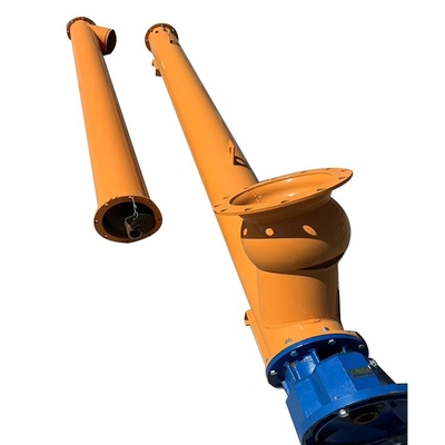 Large Spiral Shaft Auger Conveyor Customized Screw Conveying System