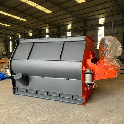 Stainless Steel Twin-Shaft Paddle Mixer For Gypsum Chemical Powder Foil And Case Packaging Options