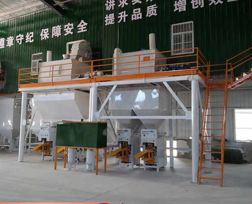 Line Dry Mortar Production Machine Screw Simple Dry Mortar Production Line