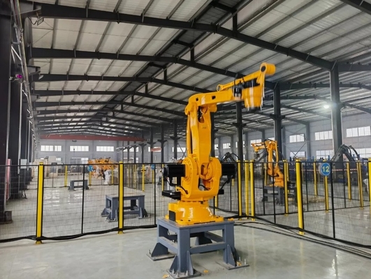 Stacking Robotic Arm Palletizer Automatic Palletizer Machine For Barrels Baskets