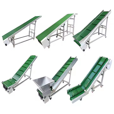 Heat Resistant Inclined Belt Conveyor Customized Incline Belt Conveyors