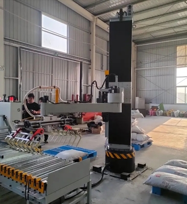 High-efficiency Arm Palletizer Cooperative Robot Rapid Palletizing Of Rice Bags In Agricultural Products Industry